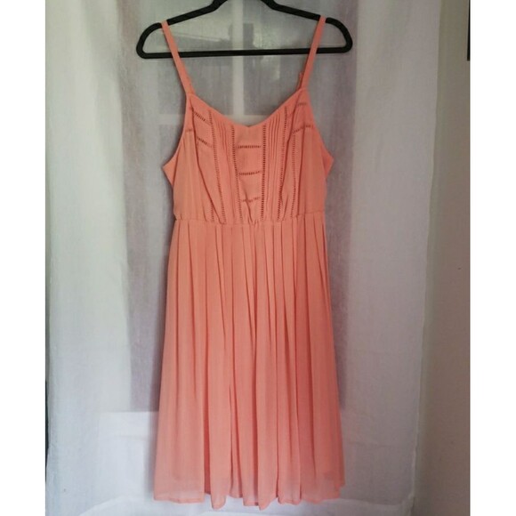 Torrid Adjustable Spaghetti Straps Dress Feminine Fairycore Girly Size 0 US L - Picture 1 of 13